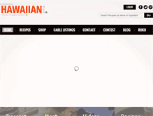 Tablet Screenshot of cookinghawaiianstyle.com